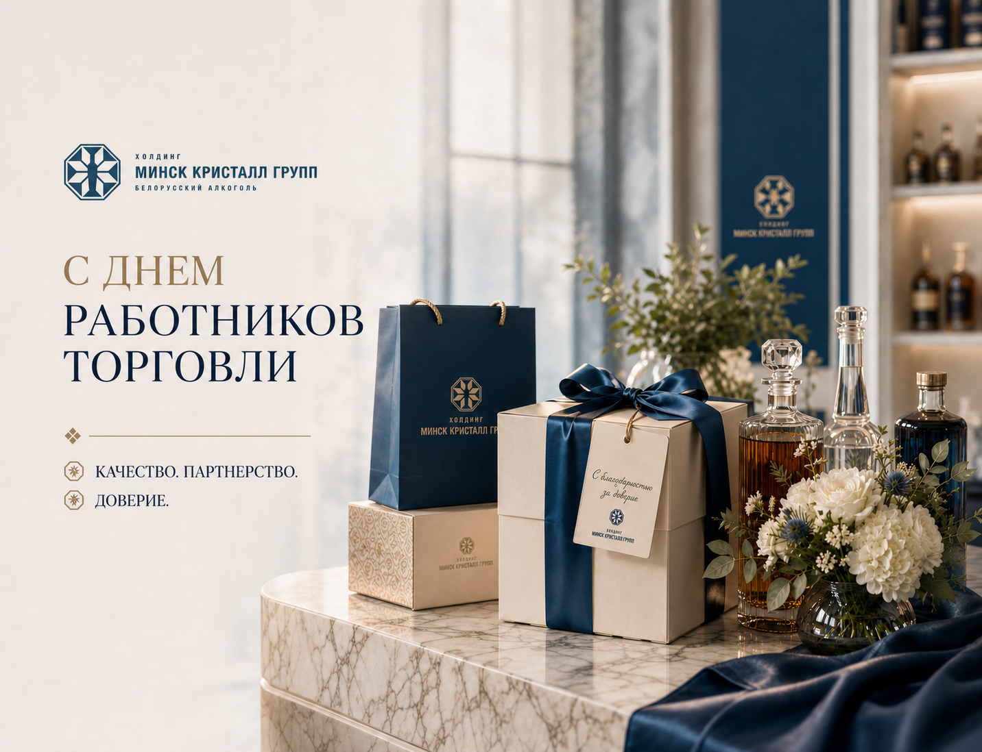 С Днем работников торговли от МИНСК КРИСТАЛЛ ГРУПП! | Наши последние новости