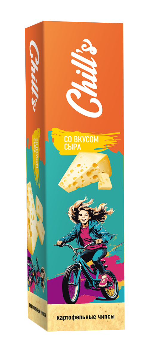 Чипсы картофельные "Chill's Сhips" со вкусом сыра «Кристалл» Чипсы картофельные "Chill's Сhips" со вкусом сыра «Кристалл»