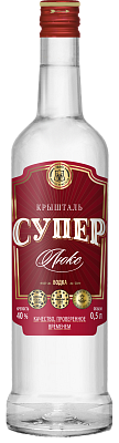 Водка "Крышталь Супер-Люкс" «Кристалл» Водка "Крышталь Супер-Люкс" «Кристалл»