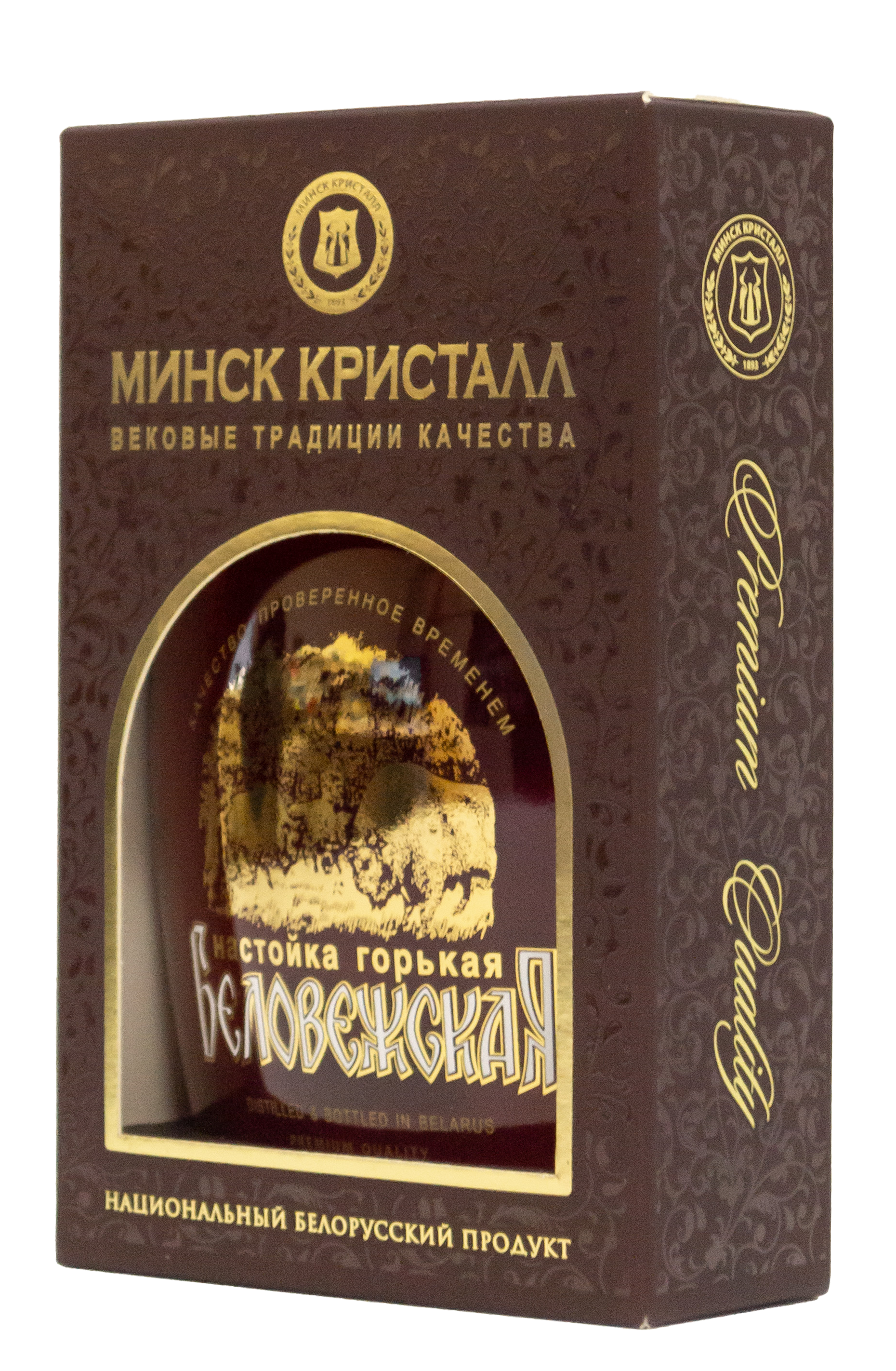 Настойка горькая "Беловежская" «Кристалл» Настойка горькая "Беловежская" «Кристалл»