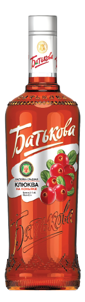 Настойка сладкая "Батькова Клюква на коньяке" «Кристалл» Настойка сладкая "Батькова Клюква на коньяке" «Кристалл»