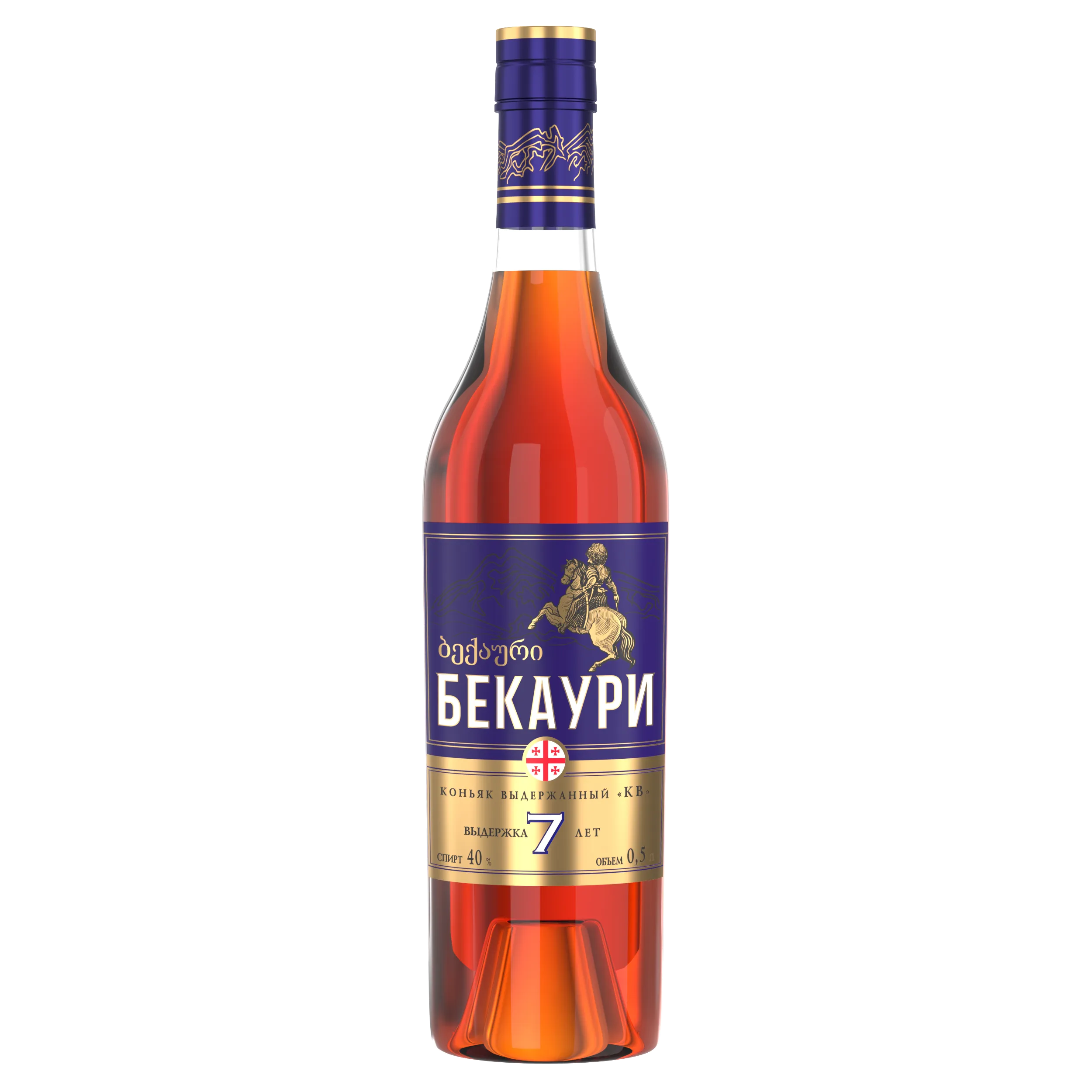 Коньяк выдержанный "БЕКАУРИ" (7 лет выдержки) «Кристалл» Коньяк выдержанный "БЕКАУРИ" (7 лет выдержки) «Кристалл»